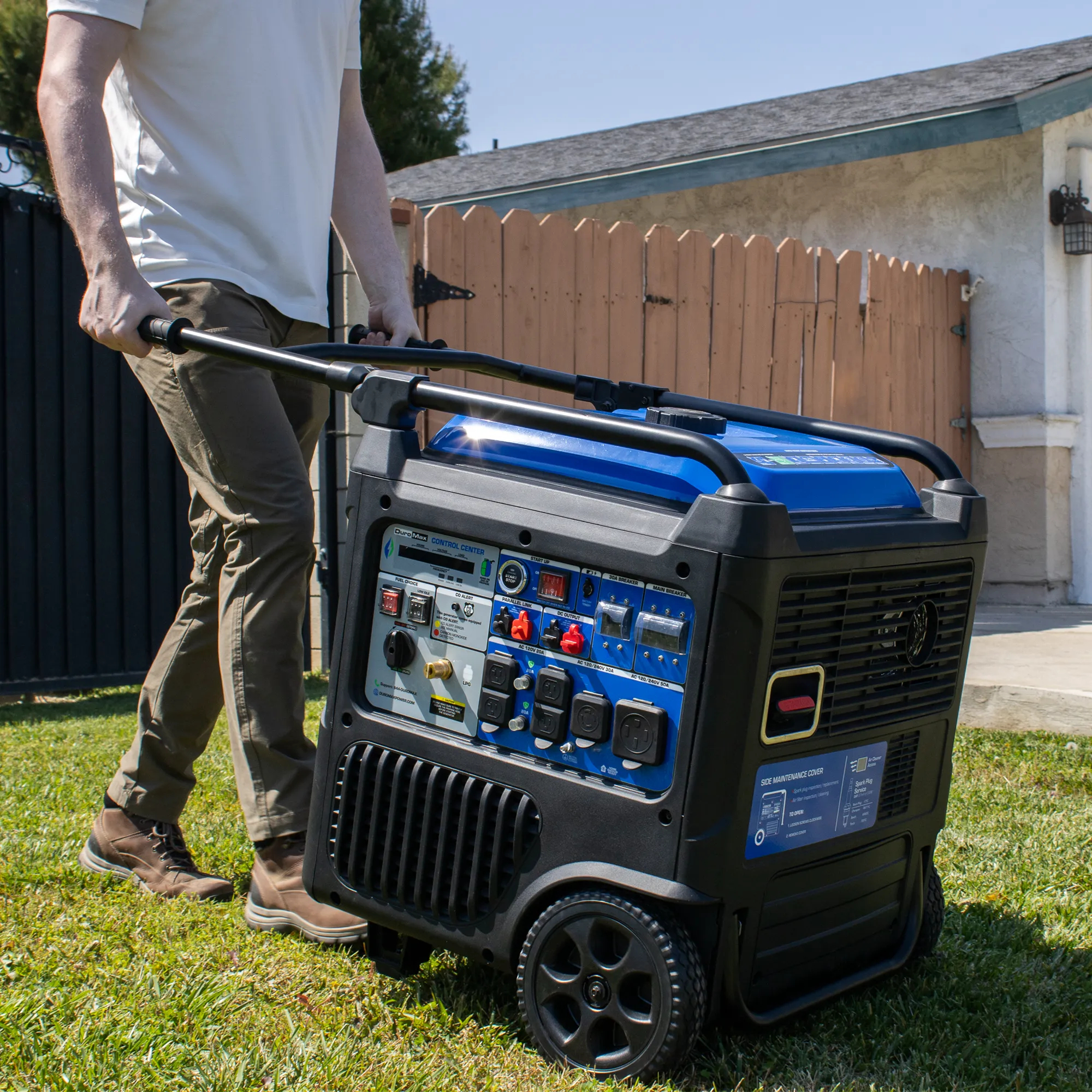 11,000 Watt Portable Dual Fuel Inverter Generator w/ CO Alert