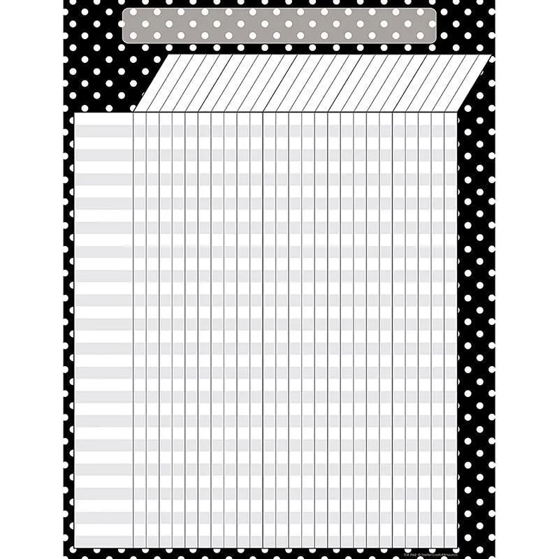 (12 Ea) Black Polka Dots Incentive