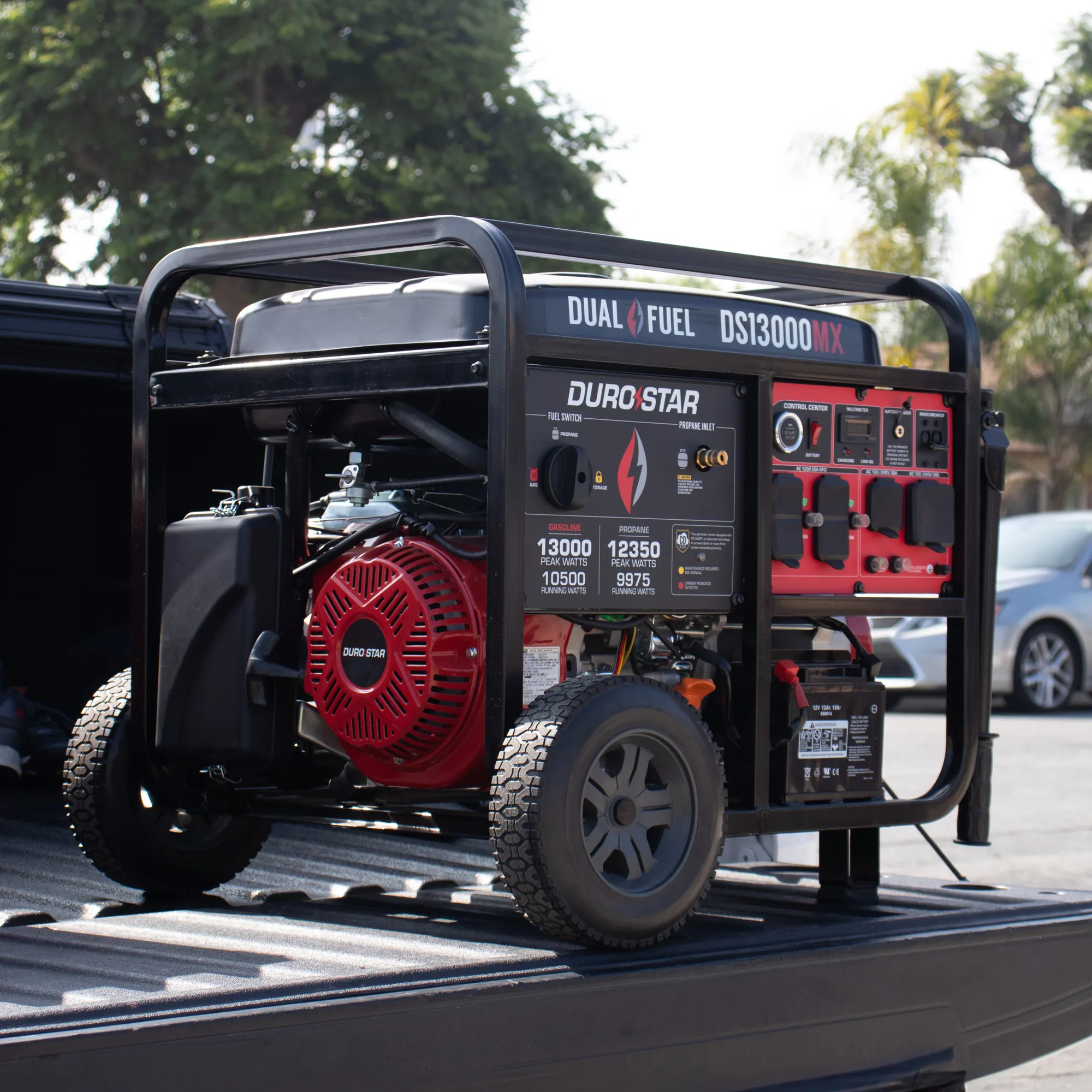 13,000 Watt Dual Fuel Portable Generator w/ CO Alert