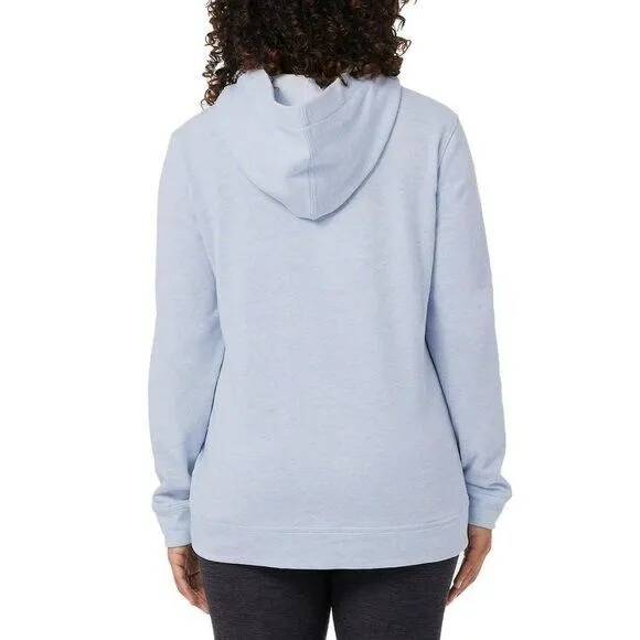 32 Degrees Women's Kangaroo Pocket Lightweight Cotton Blend Pullover Hoodie