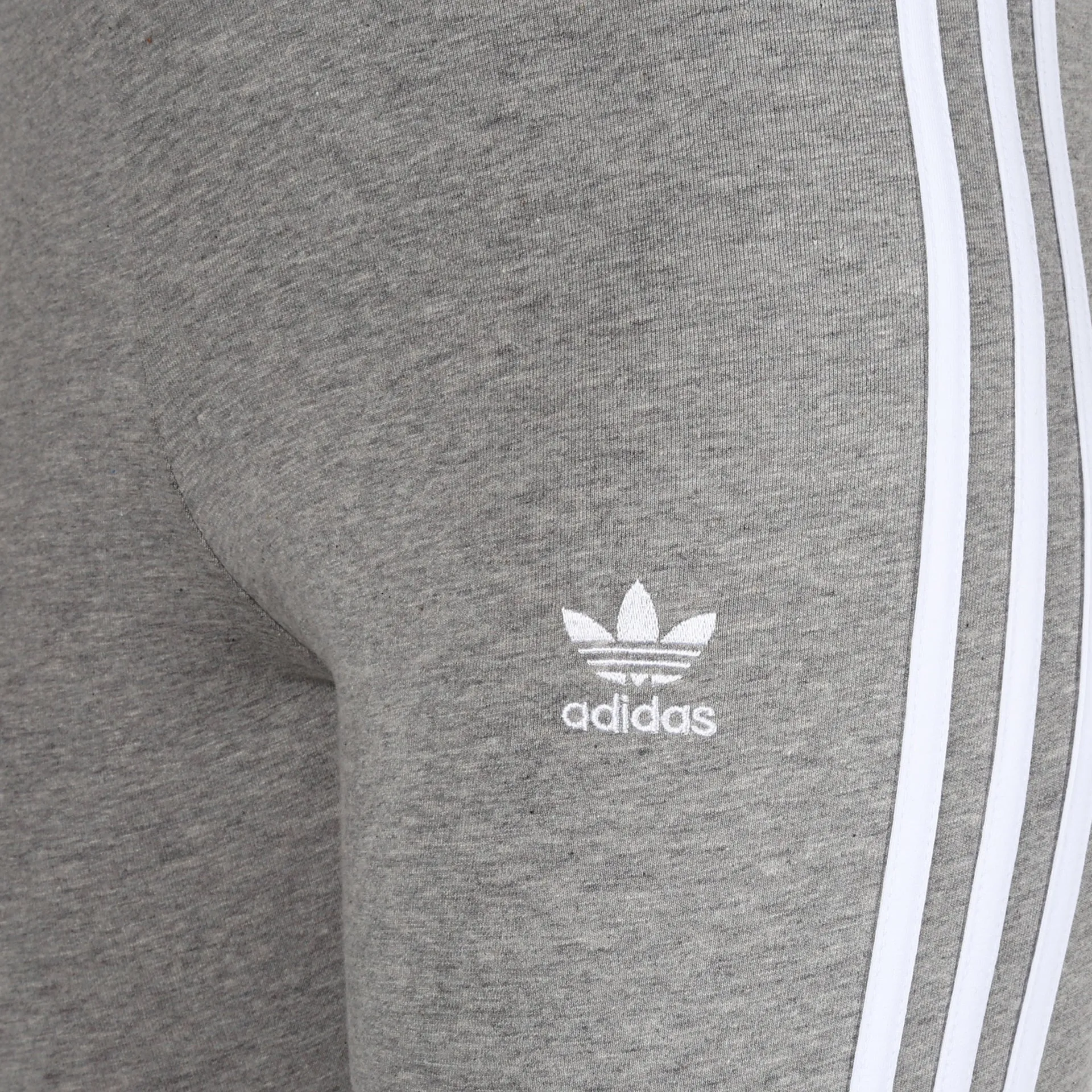 Adidas 3 Stripes Leggings - Heather Grey