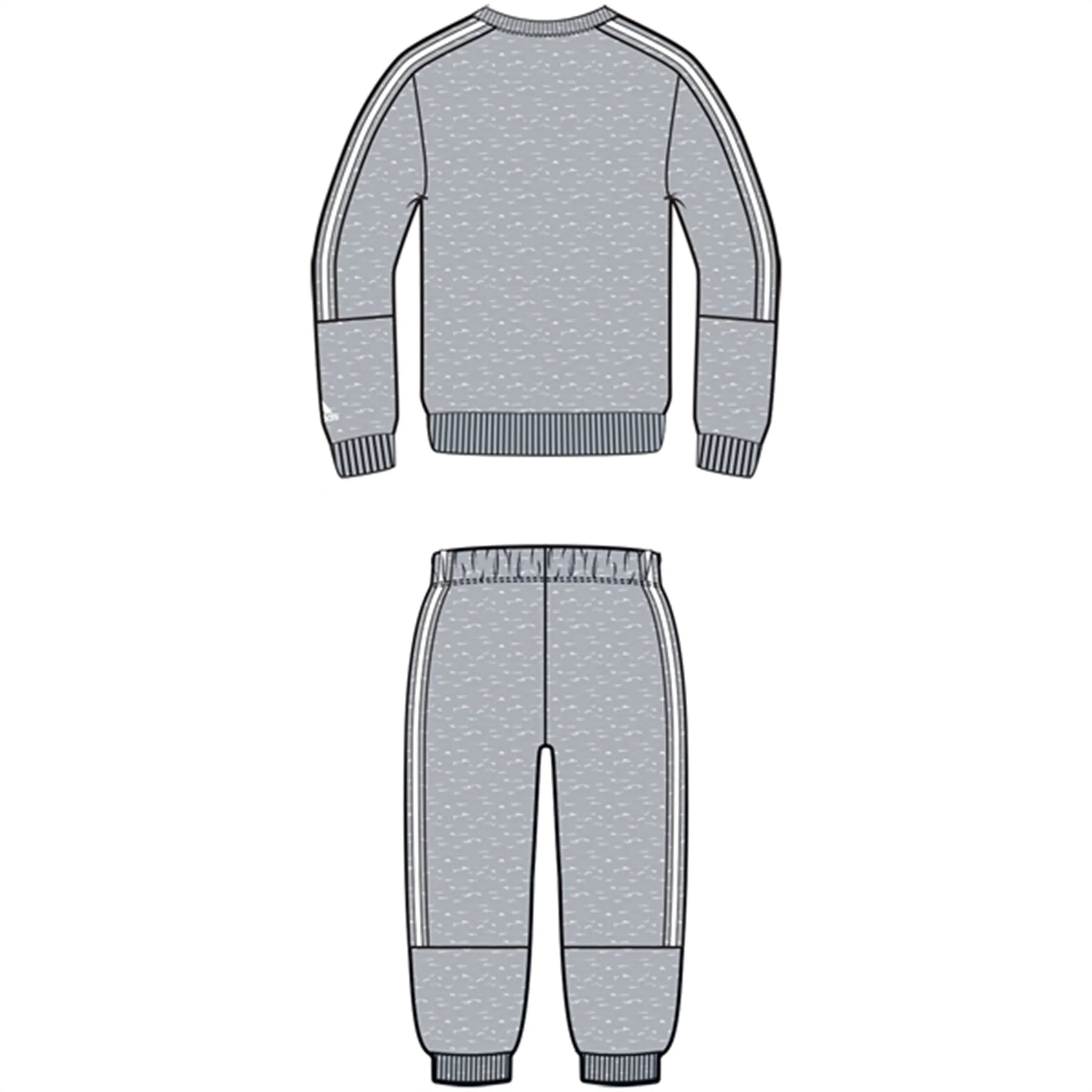 adidas Light Grey Heather Sweat Set