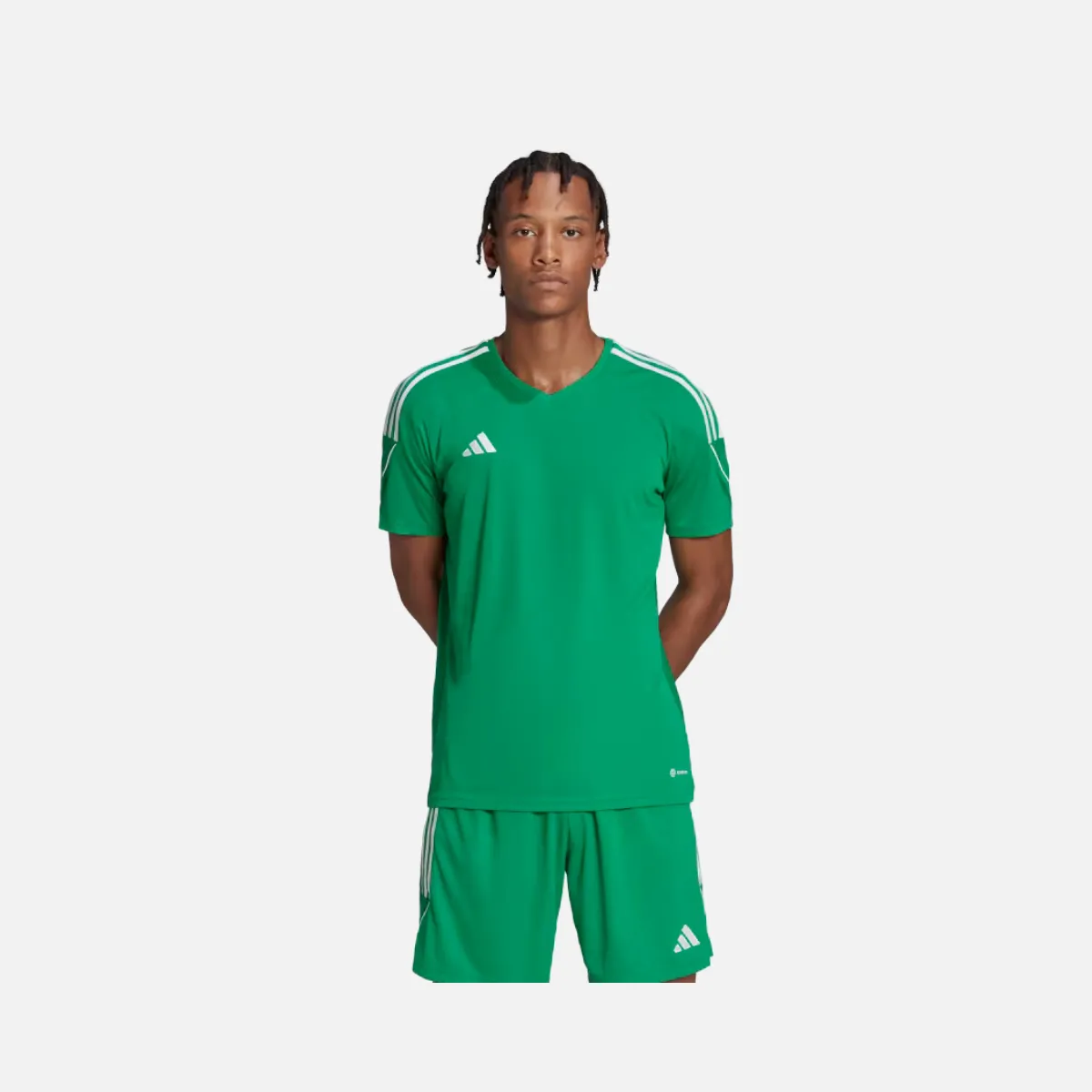 Adidas Tiro 23 League Men's Football Jersey -Team Green / White