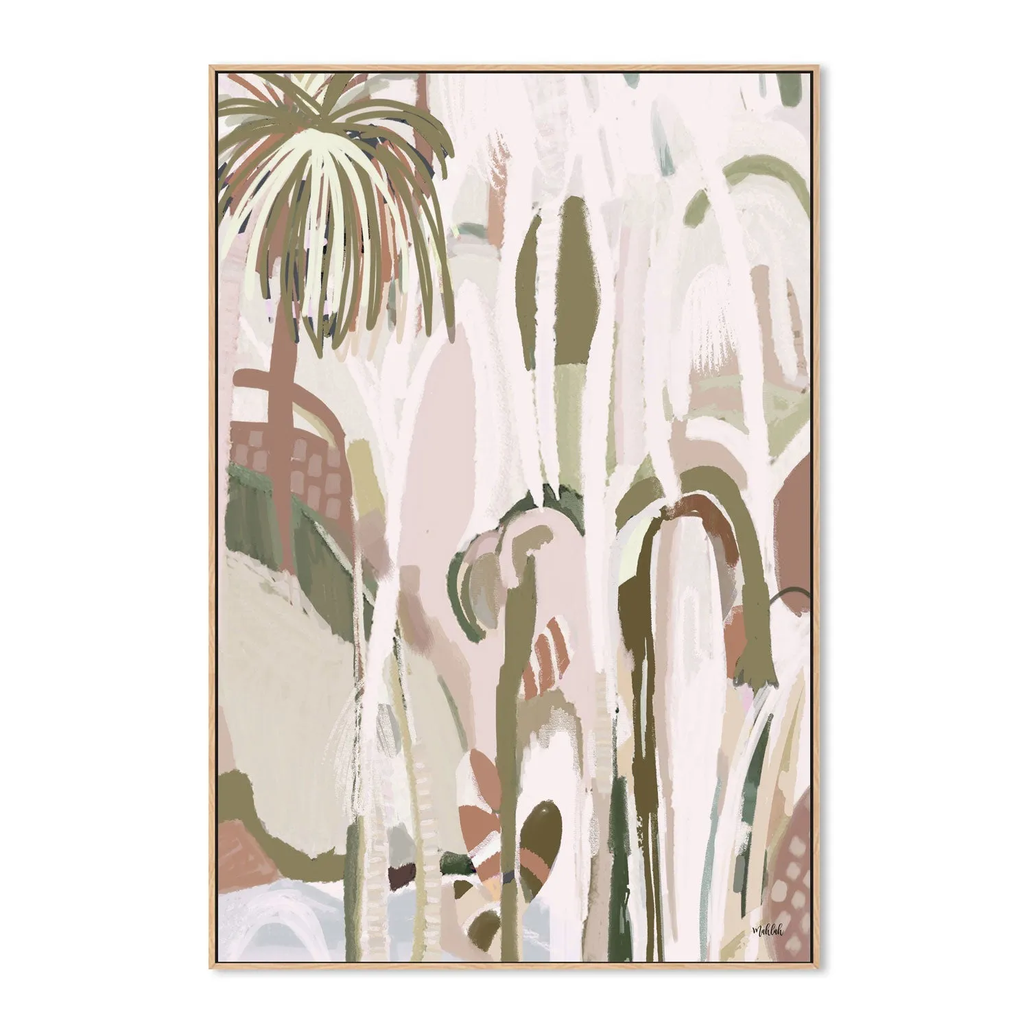 Alabaster Verticals Vines , By Inkheart Designs