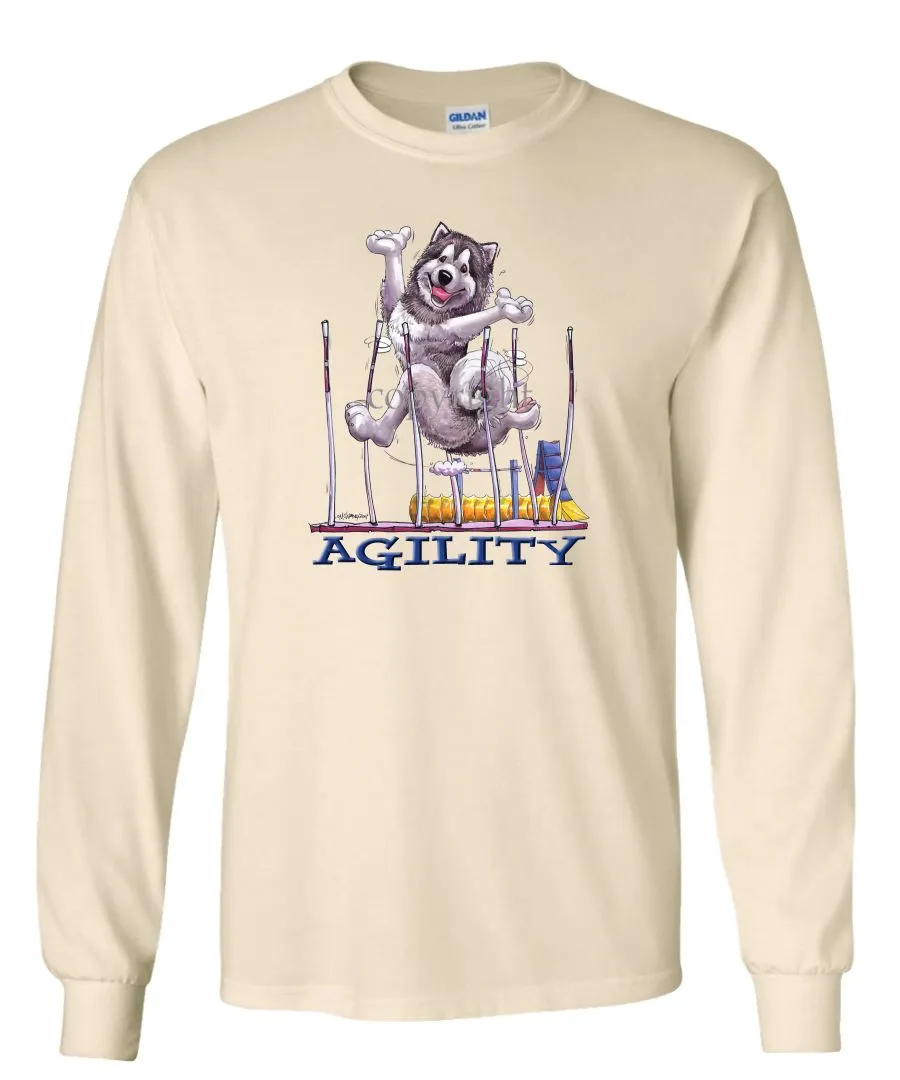 Alaskan Malamute - Agility Weave II - Long Sleeve T-Shirt