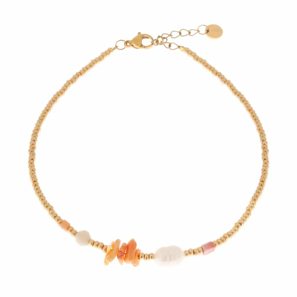 Anklet Coral Beach Gold