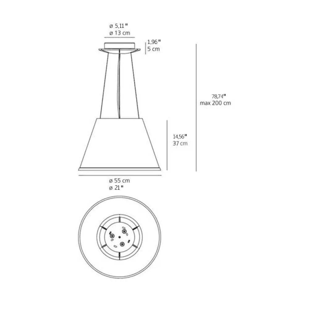 Artemide Choose Mega suspension lamp