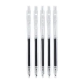 Baoke 0.5mm Black Ink Gel Pen Pack of 5 (PC 3628)