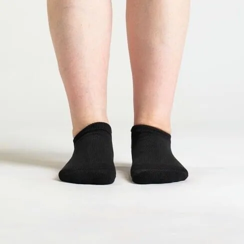 Black Ankle Diabetic Socks