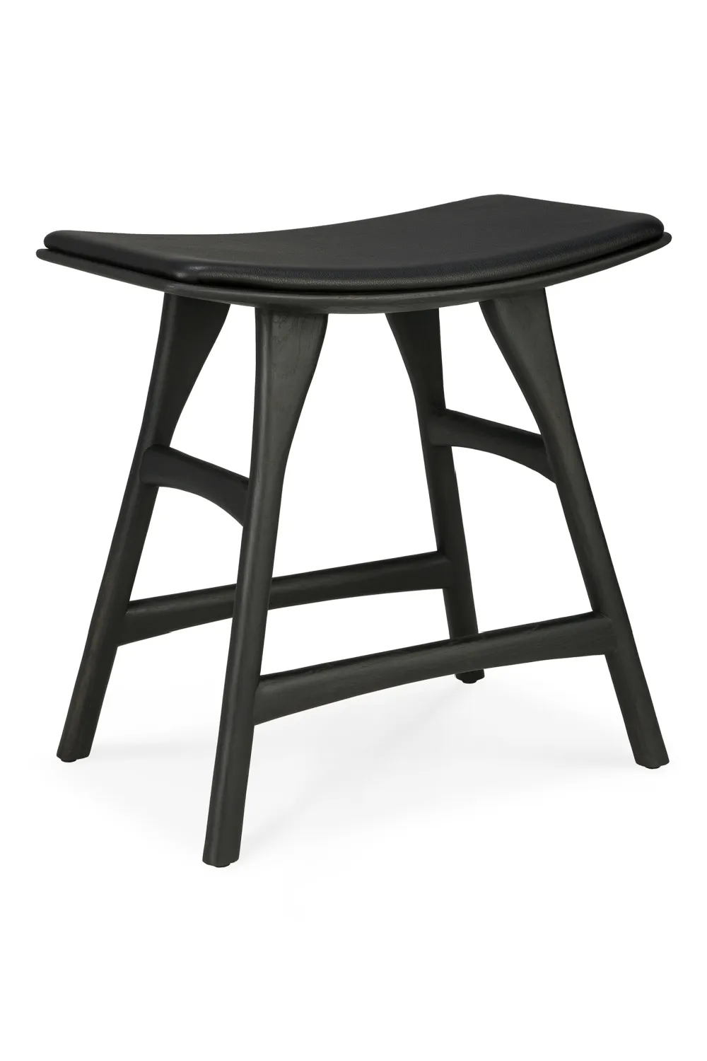 Black Oak Accent Stool | Ethnicraft Osso