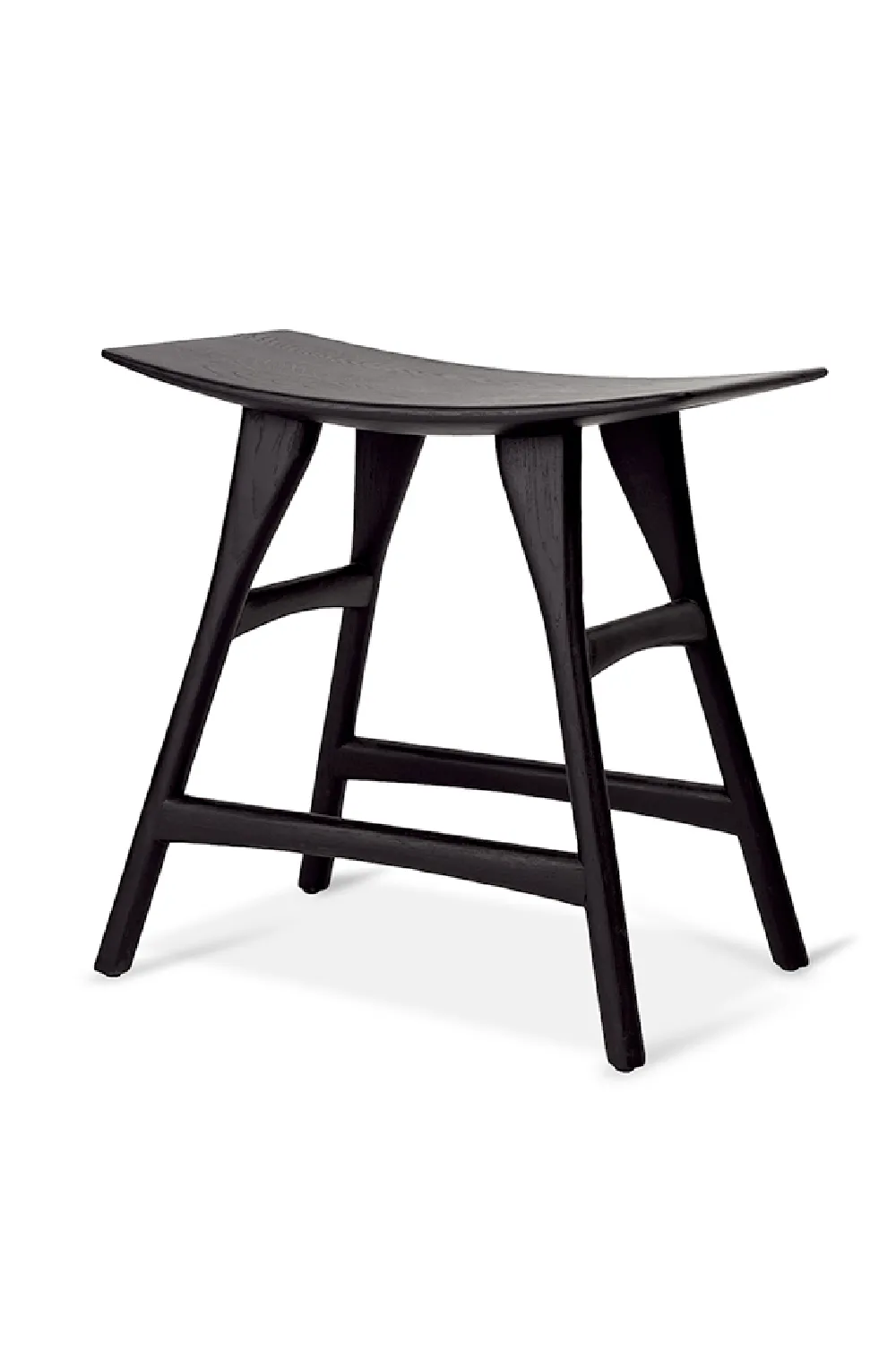 Black Oak Accent Stool | Ethnicraft Osso