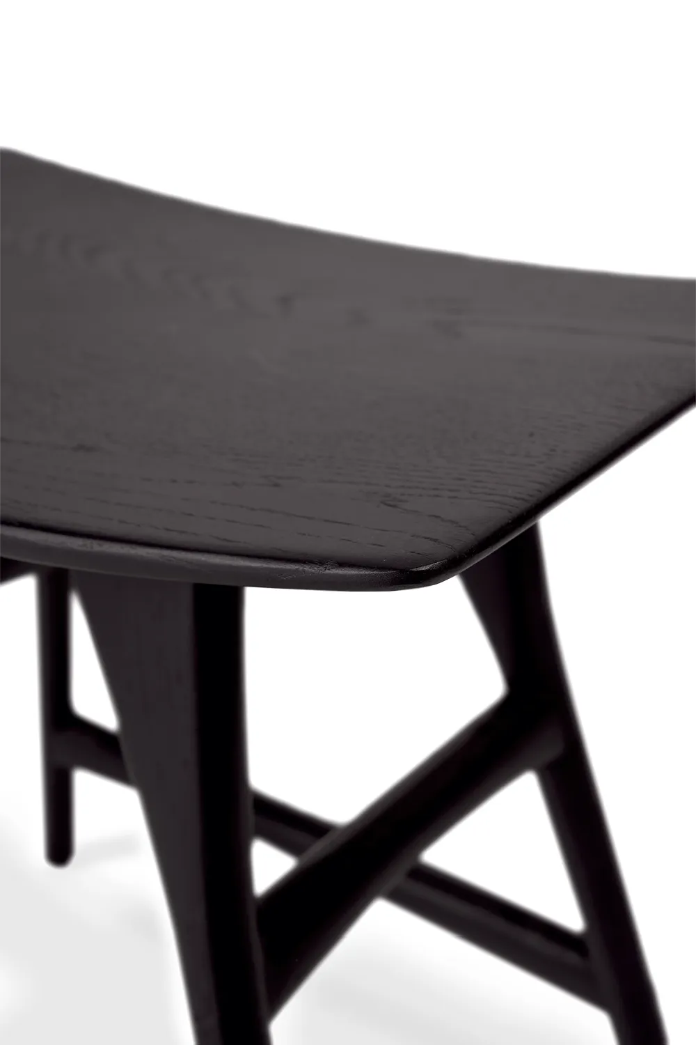 Black Oak Accent Stool | Ethnicraft Osso