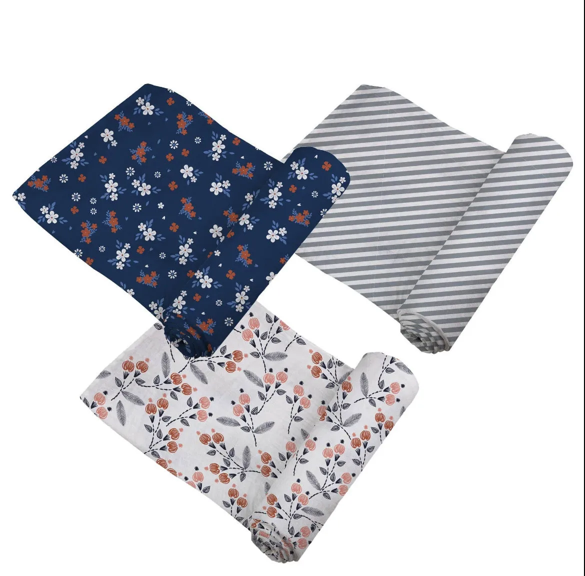 Blooms Floral Bamboo Muslin Swaddle