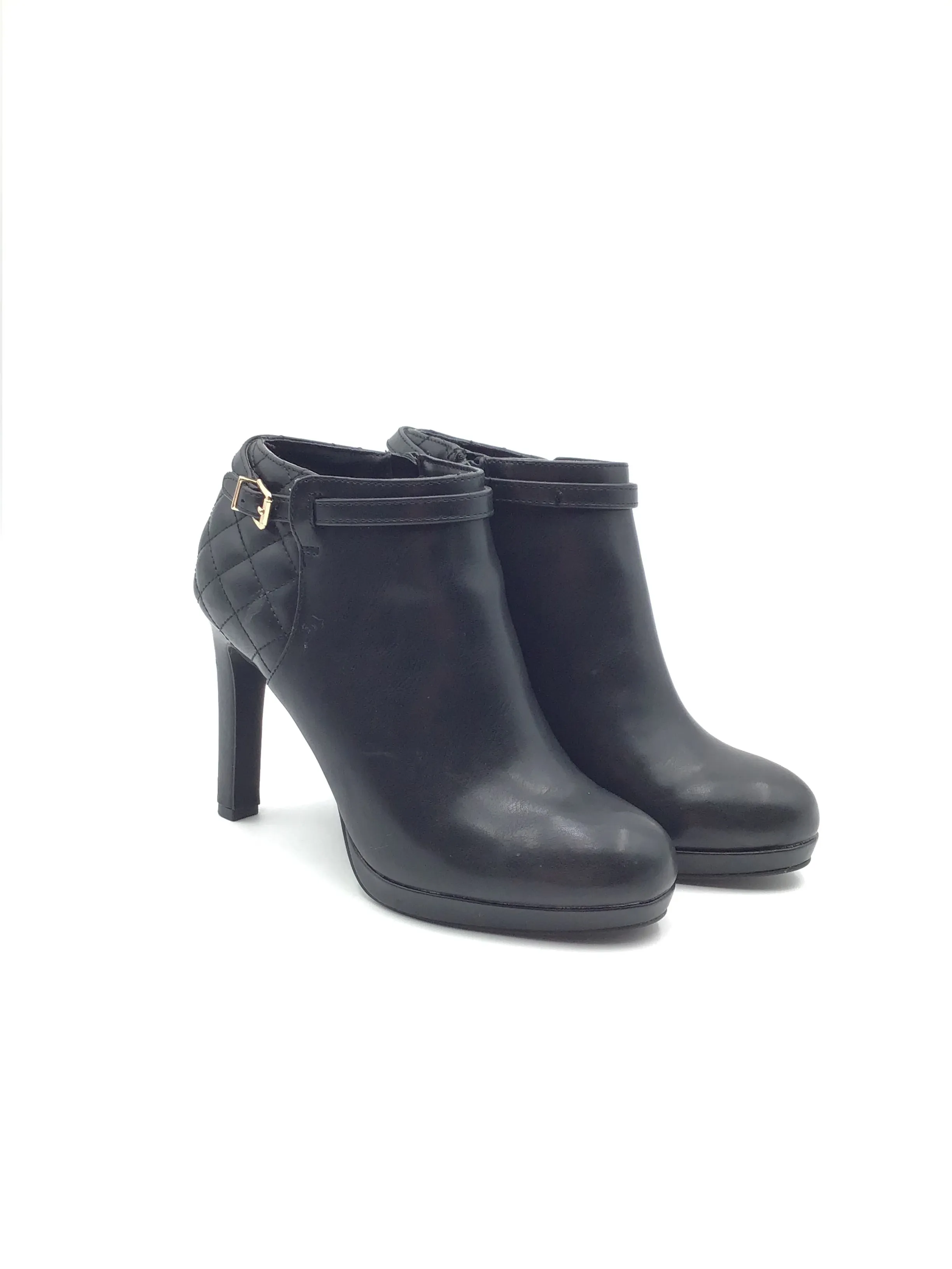 Boots Ankle Heels By Kelly And Katie In Black, Size: 7