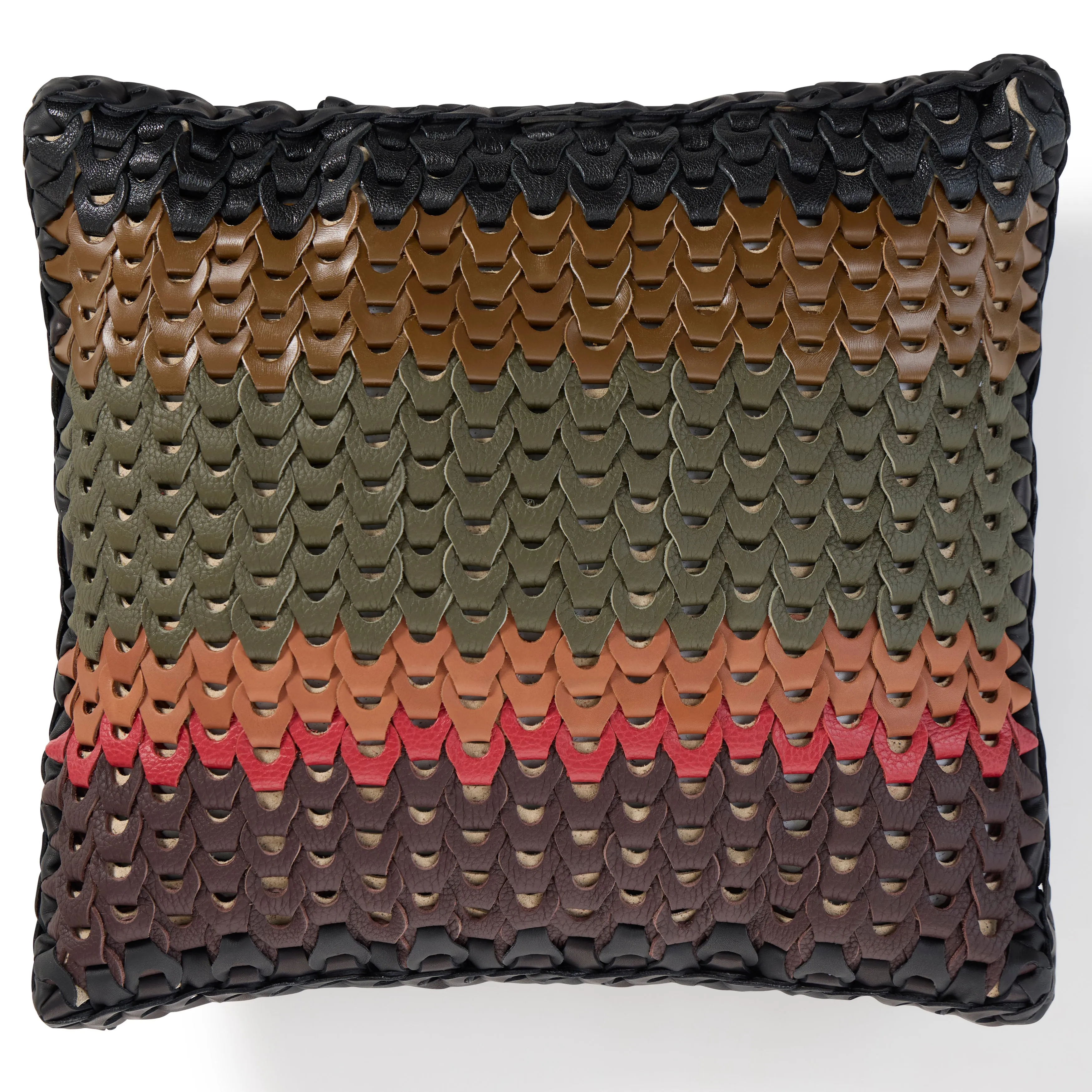 Bull Leather Cushion