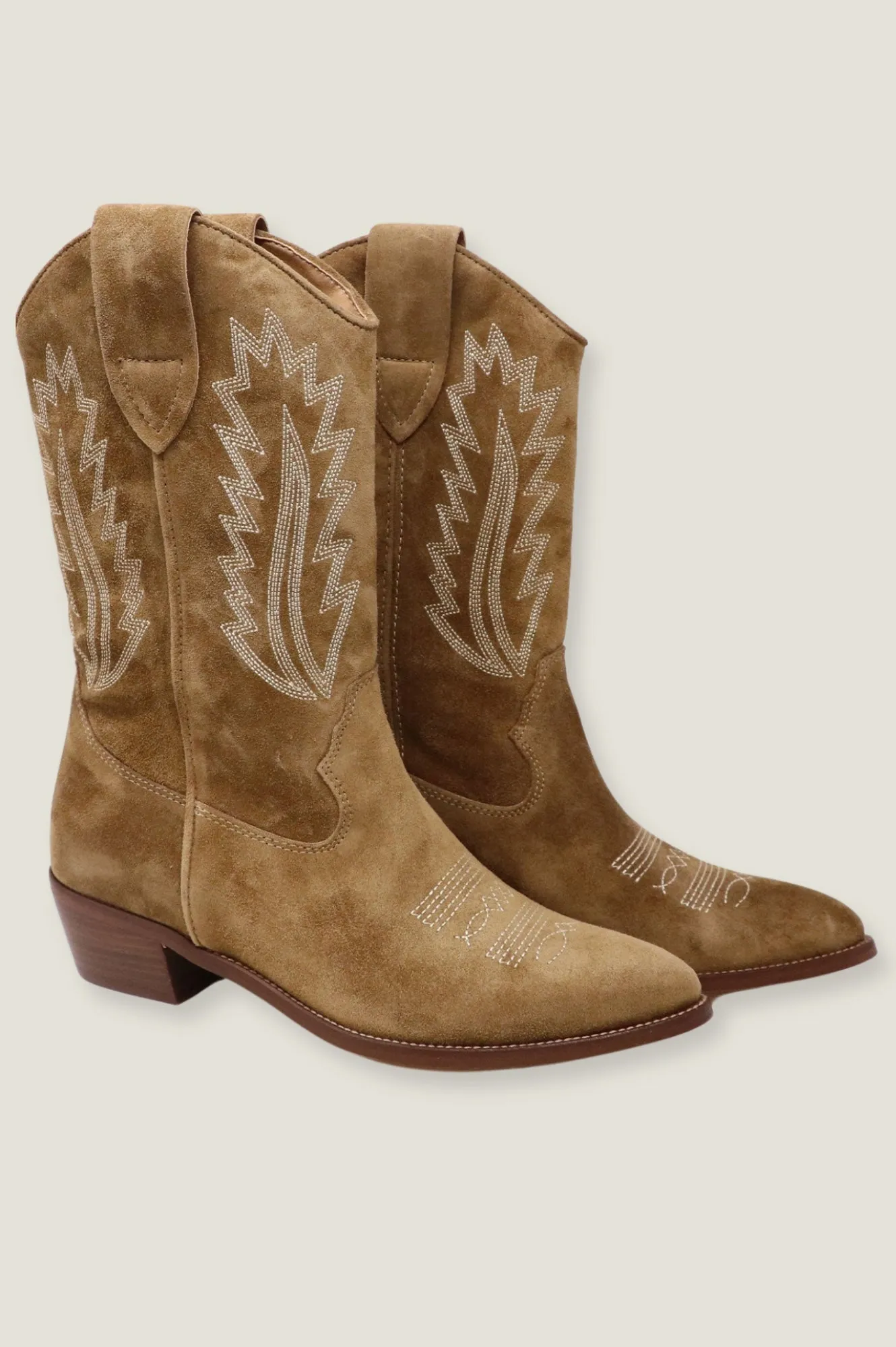 Camilla Cowboy Boots | Camel