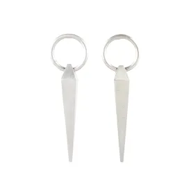 Circle Plumb Line Earrings - Emma Jane Donald