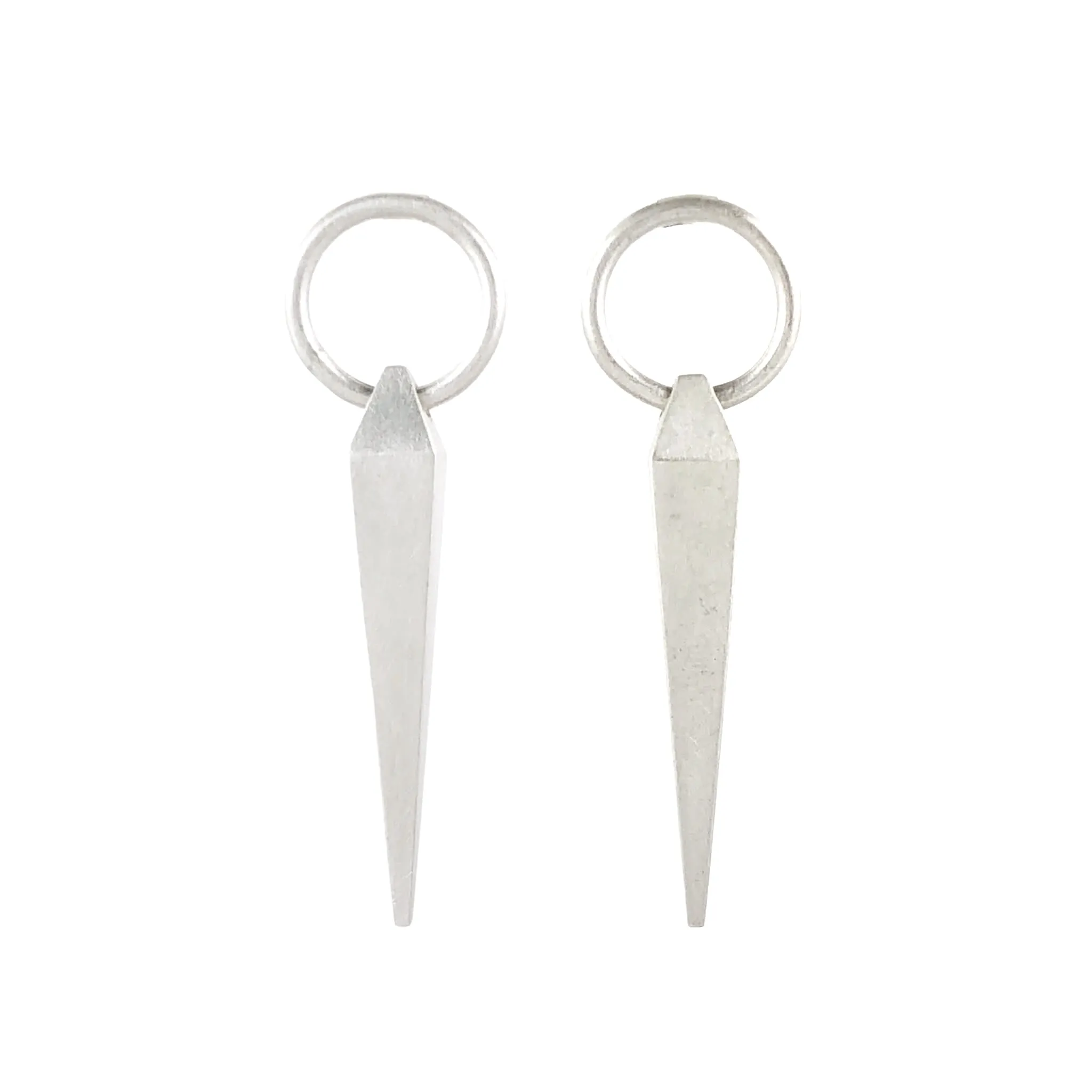 Circle Plumb Line Earrings - Emma Jane Donald