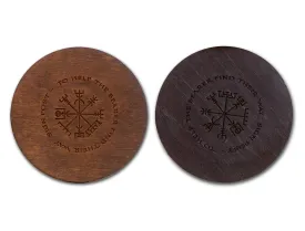 COASTER WITH RUNES OF VEGVÍSIR