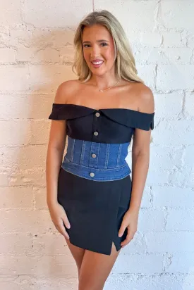 Cowgirl Contrast Top