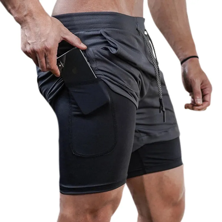 ESSENTIAL QUICKDRY POCKET 2 IN 1 7'' INSEAM RUNNING SHORTS