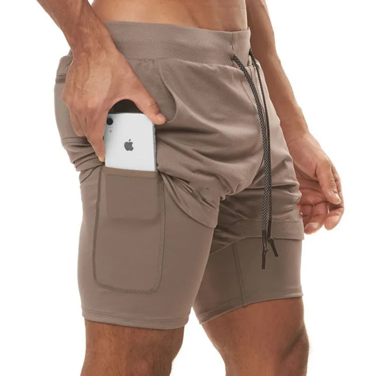 ESSENTIAL QUICKDRY POCKET 2 IN 1 7'' INSEAM RUNNING SHORTS