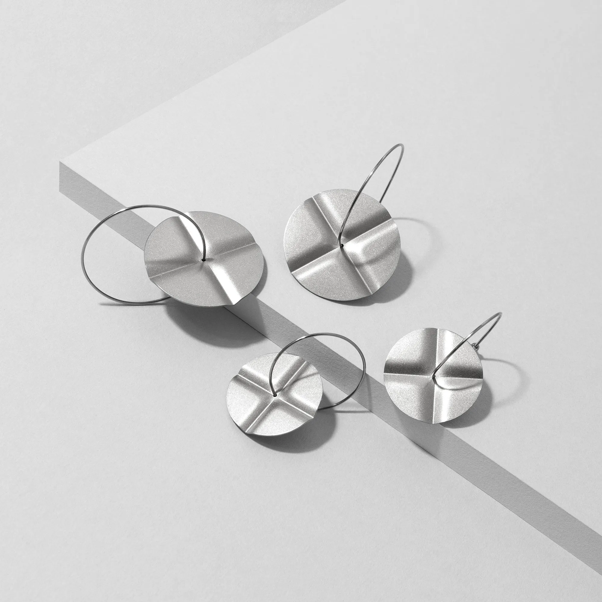 Four Fold Large Earrings - Alison Jackson