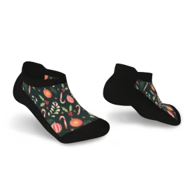 Holly Jolly Diabetic Ankle Socks