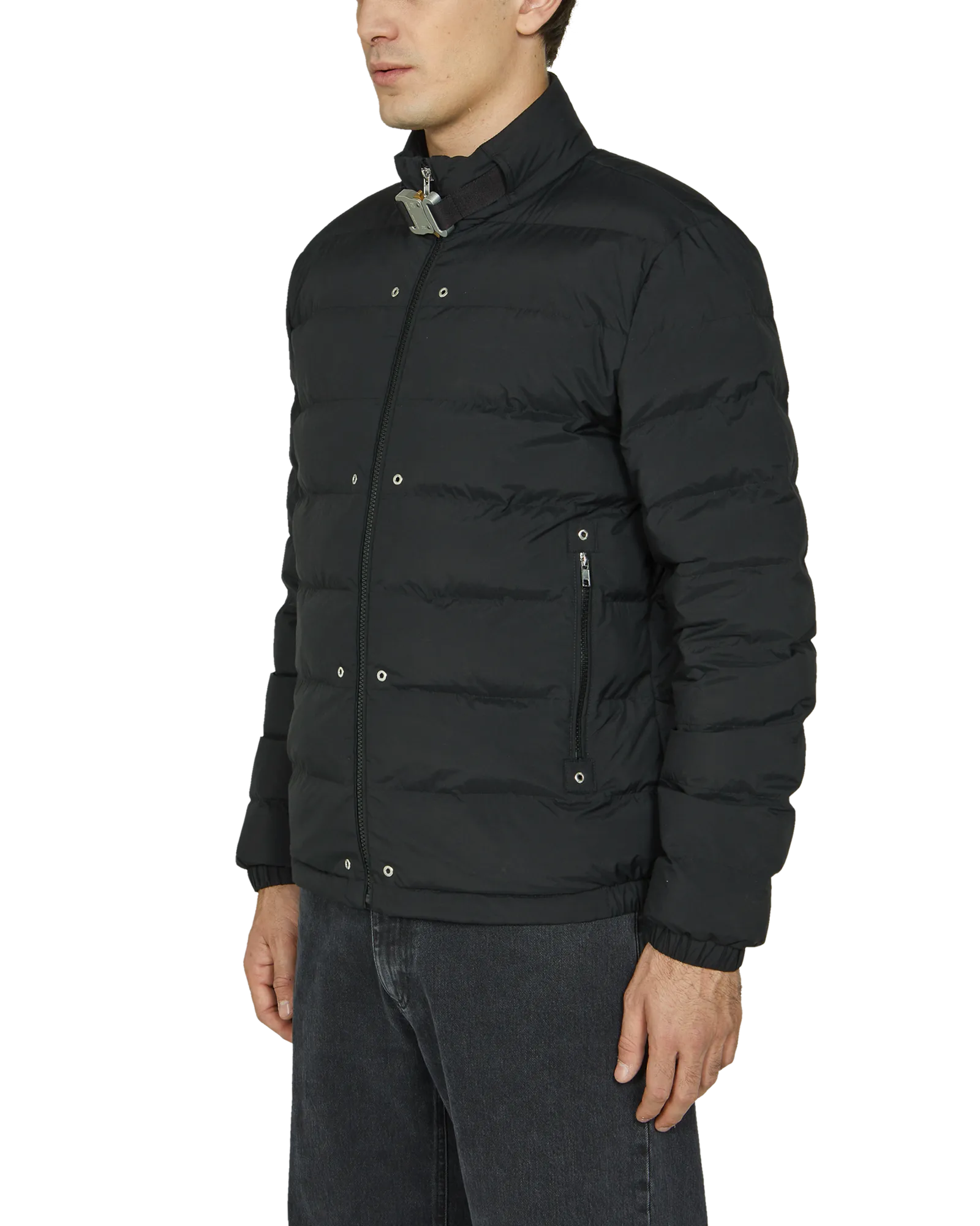 LIGHTWEIGHT BUCKLE PUFFER JACKET