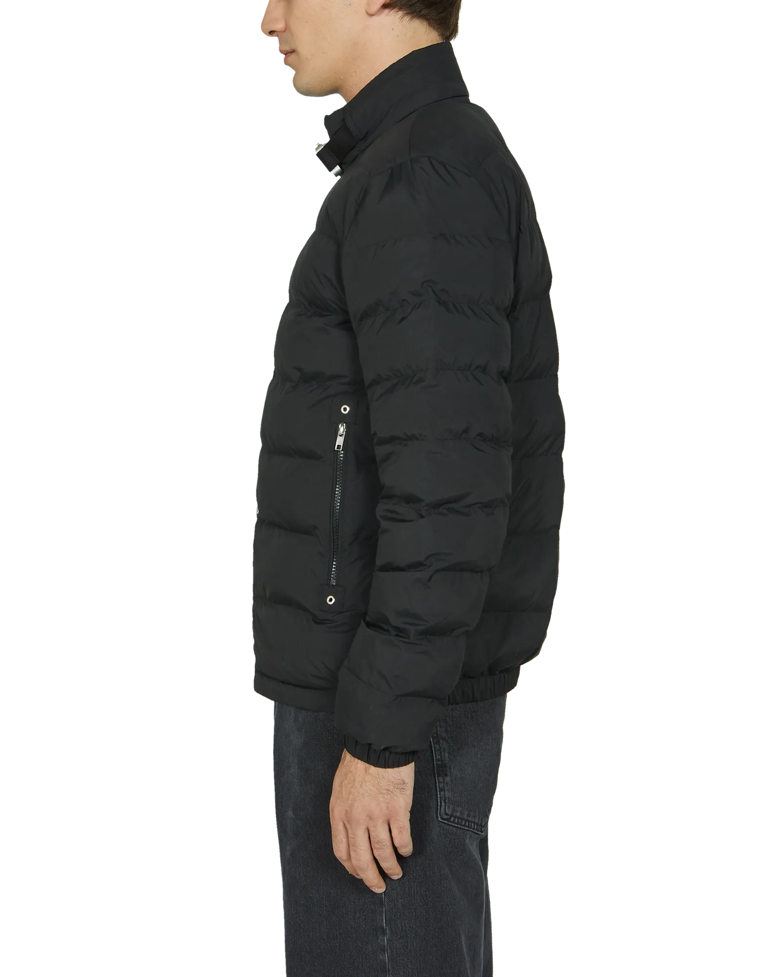 LIGHTWEIGHT BUCKLE PUFFER JACKET