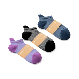 Lunar Twist Trio - Ankle Sock - 3 Pack