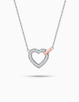 LVC Charmes Delicate Heart Diamond Necklace