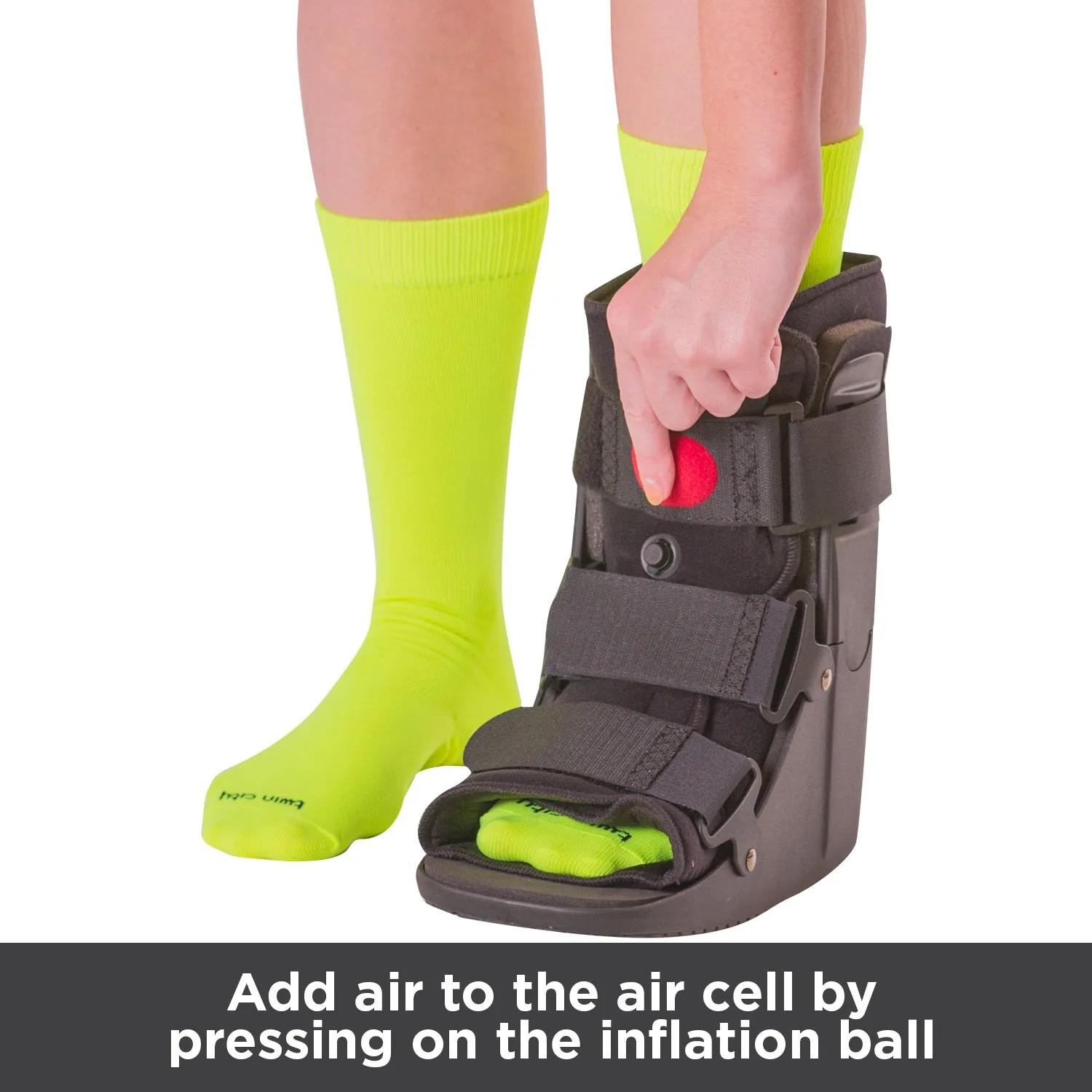 Orthopedic Air Walker Boot Cast for Ankle Sprains, Fractures and Achilles Tendonitis