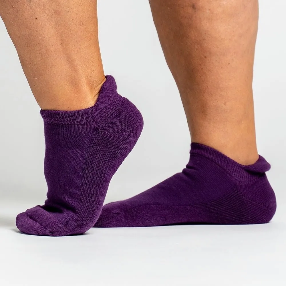 Royal Purple Ankle Diabetic Socks