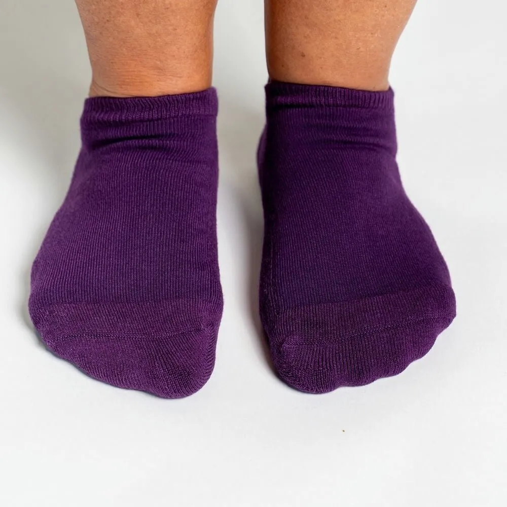 Royal Purple Ankle Diabetic Socks