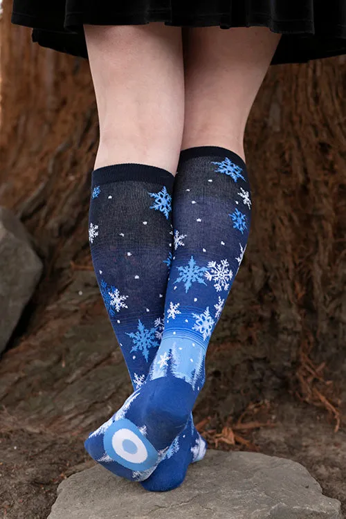 Snowflakes Knee High