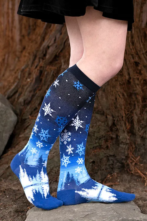 Snowflakes Knee High