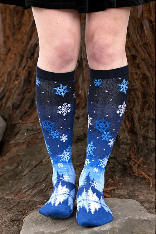 Snowflakes Knee High