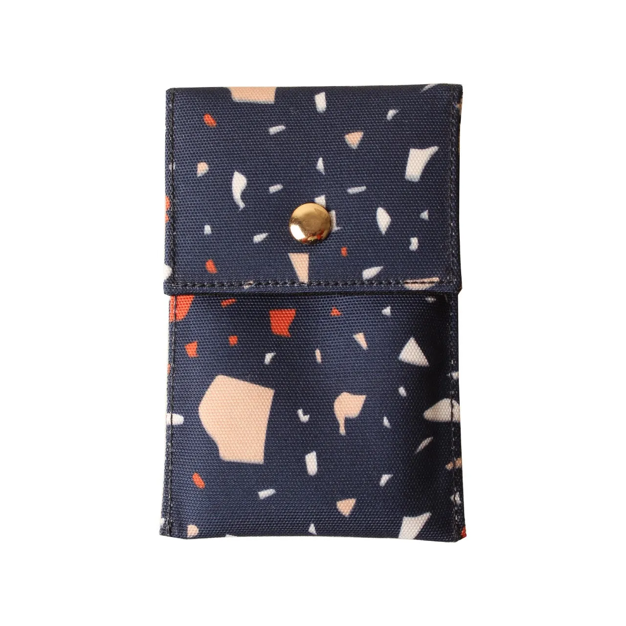 Terrazzo Tampon Case Navy