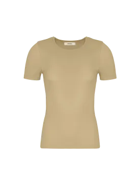 Women's 365 Lightweight Rib T-Shirt—maitake beige